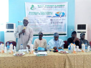 The last National Non- Executive Conference of The Companion held at Oshogbo with National Amir Alhaji Wale Shonaike, The Secretary Engr. Sanusi Musibau, and other members.