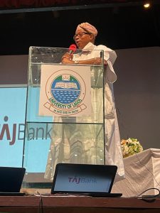 Co-founder of GTBank, Mr. Fola Adeola, leading other eminent personalities during the fifth National Discourse organised by The Companion, an association of Muslim men in business and the professions