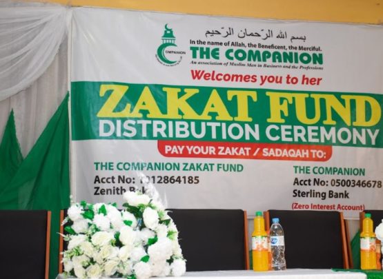 Zakat and Sadaqat Foundation committee. the foundation recorded a total zakat collection of N133 million at the national level, with N47 million allocated to its Lagos District for local distribution.