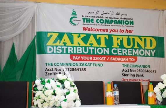 Zakat and Sadaqat Foundation committee. the foundation recorded a total zakat collection of N133 million at the national level, with N47 million allocated to its Lagos District for local distribution.