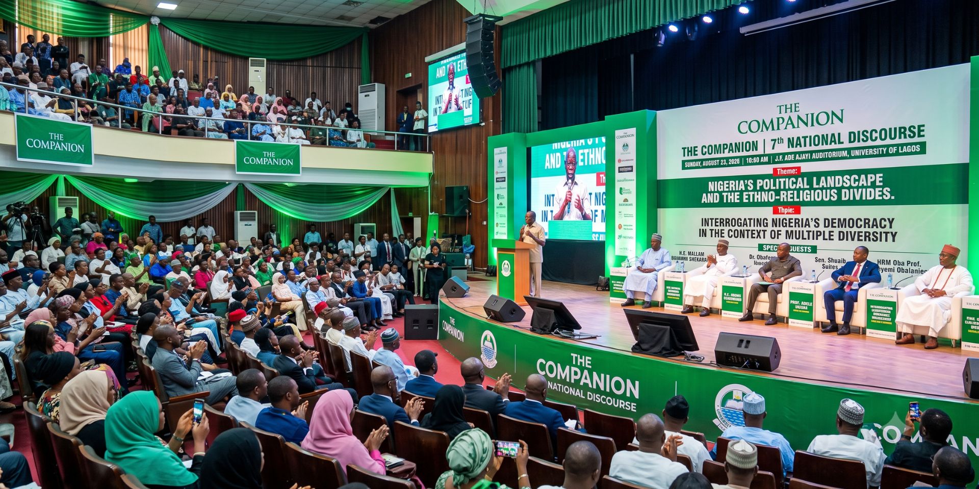 The Companion -7th national discourse - 1920 by 960 The Companion 7th National Discourse: A Critical Conversation on Nigeria’s Political Landscape and Ethno-Religious Divides